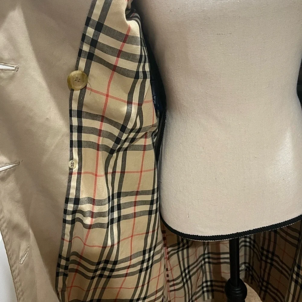 BURBERRYS LONG TRENCH COAT - Picture 10 of 14